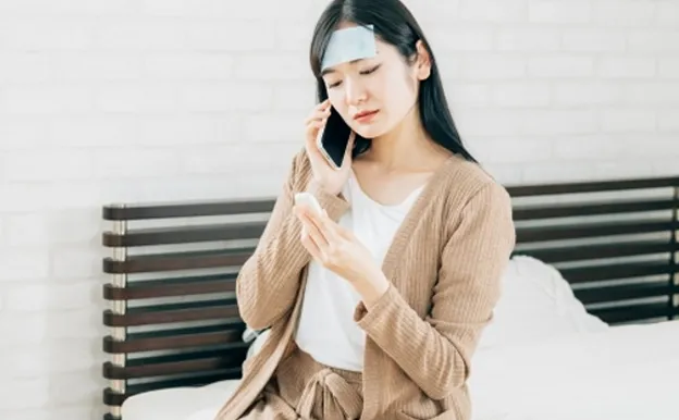 予約当日に体調不良の際の電話連絡のイメージ画像